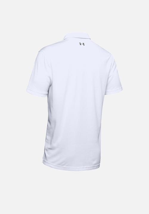 Under Armour - UA Tech Polo - White / Graphite / Graphite