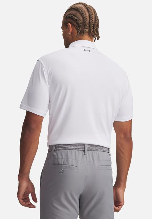 Under Armour - UA Tech Polo - White / Graphite / Graphite