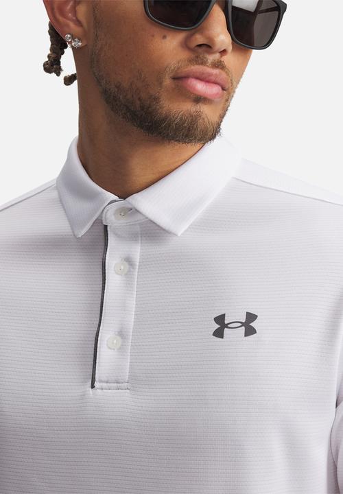 Under Armour - UA Tech Polo - White / Graphite / Graphite