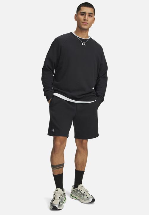 Under Armour - UA Rival Fleece Shorts - Black /  / White