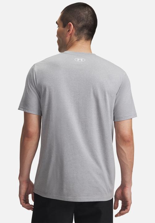 Under Armour - UA SPORTSTYLE LOGO UPDATE SS - Steel Light Heather /  / White