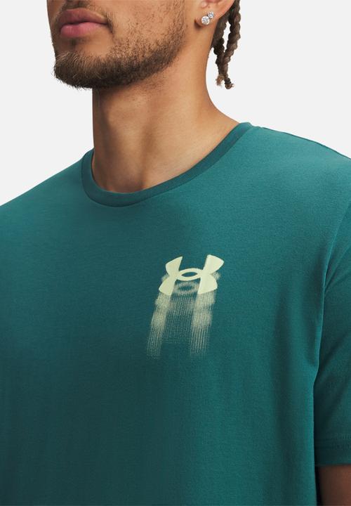 Under Armour - UA Blur Logo SS Tee - Rack Green /  / Fade Green