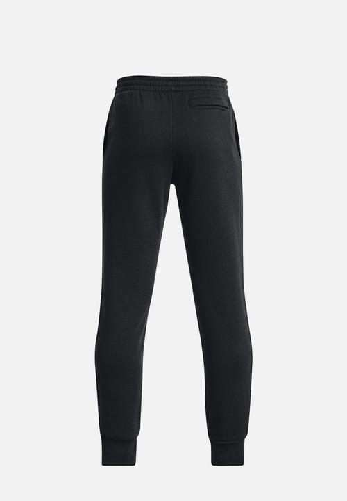 Under Armour - Ua rival fleece joggers - black/white
