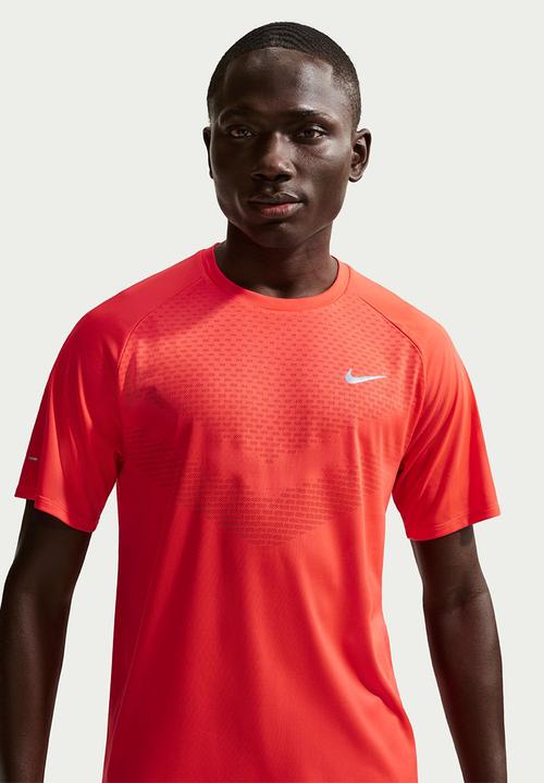 Nike - Stride  Dri-FIT ADV Short-Sleeve Running Top - Orange