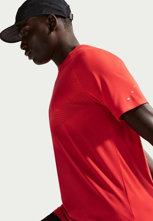 Nike - Stride  Dri-FIT ADV Short-Sleeve Running Top - Orange