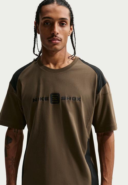 Nike -  NSW Shox Men's T-Shirt - Dark Hazel/Black ...