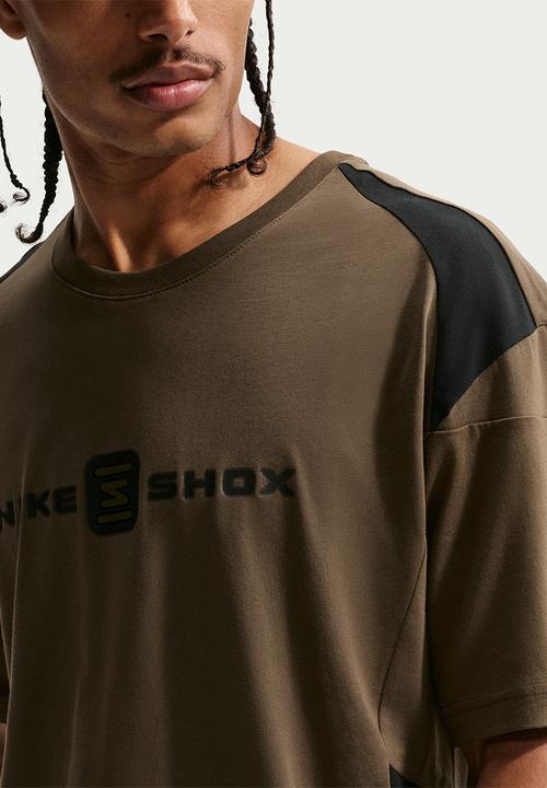 Nike -  NSW Shox Men's T-Shirt - Dark Hazel/Black ...