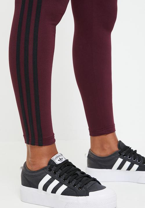 adidas Originals - 3S Co Legging W - Maroon