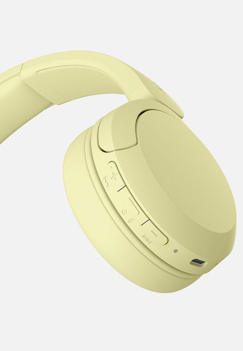 Sony - Sony WH-CH520 Bluetooth On-Ear Headphones - Yellow