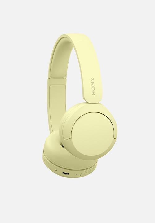 Sony - Sony WH-CH520 Bluetooth On-Ear Headphones - Yellow