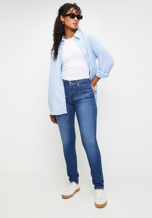 Levi’s® - Curvy Hirise Superskinny - Loud Cool Mid