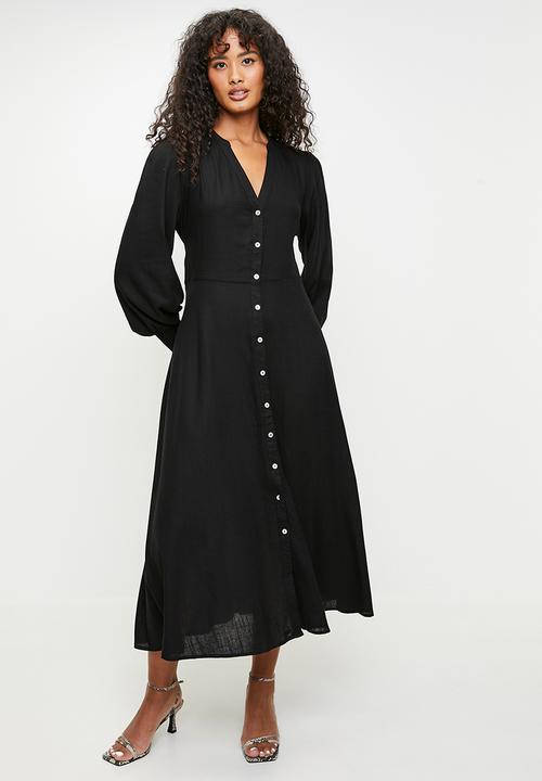 MILLA - Black Midi dress - black 