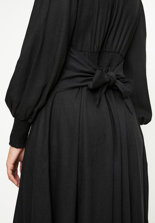 MILLA - Black Midi dress - black 