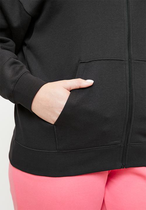 PUMA - Plus Ess Small No. 1 Logo Comfort Full-Zip Ho - Puma Black