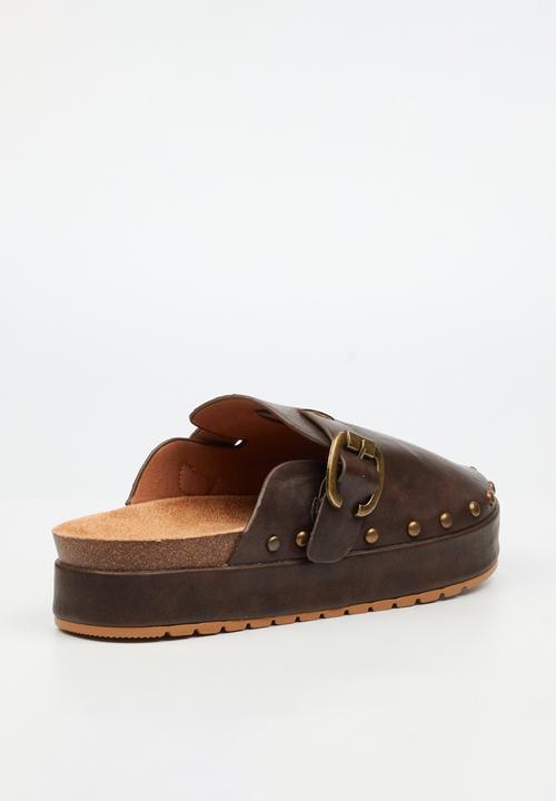 Butterfly Feet - Aruna 2 mule - chocolate