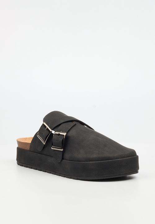 Butterfly Feet - Aruna 3 mule - black