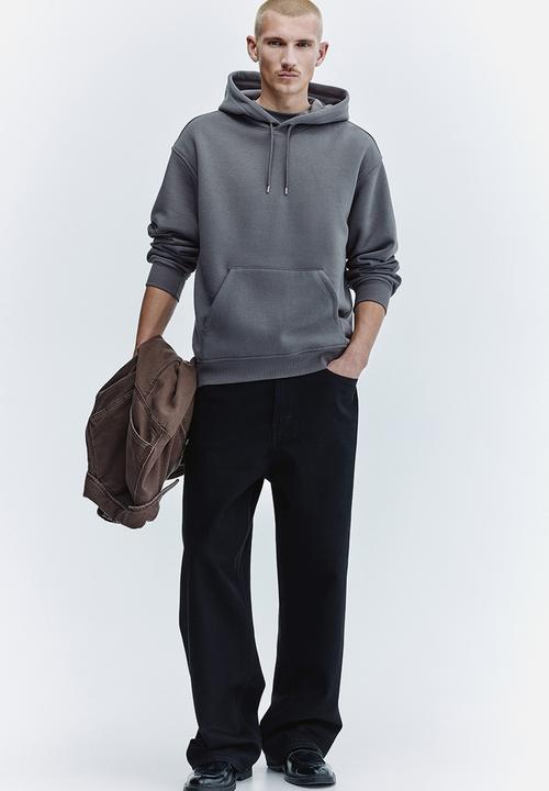 H&M - Loose fit hoodie - dark grey