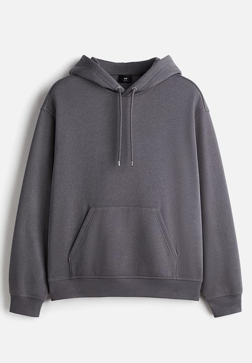 H&M - Loose fit hoodie - dark grey