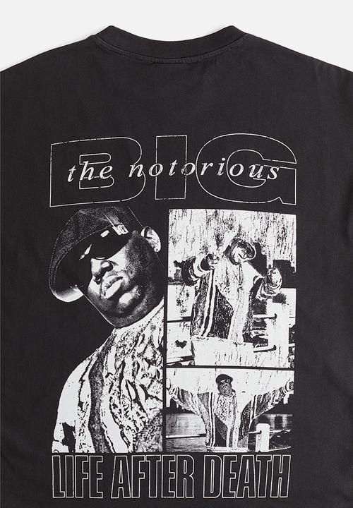 【新品】HORIZON THE NOTORIOUS B.I.G Tシャツ L Oversized fit t-shirt - black/the notorious b.i.g. - 1159823075