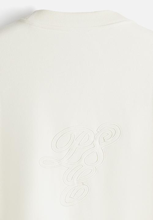 H&M - Regular fit printed sweatshirt - white club house
