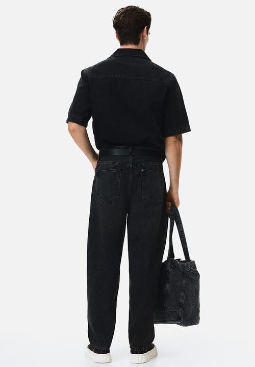 H&M - Barrel loose jeans - denim black