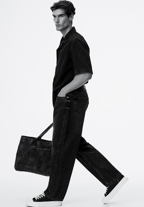 H&M - Barrel loose jeans - denim black