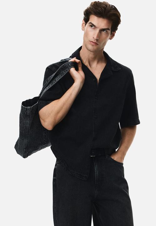 H&M - Barrel loose jeans - denim black