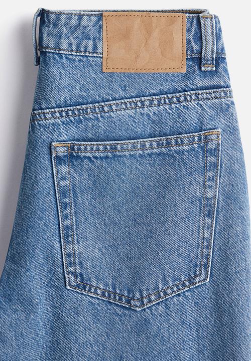 H&M - Wide high jeans - denim blue