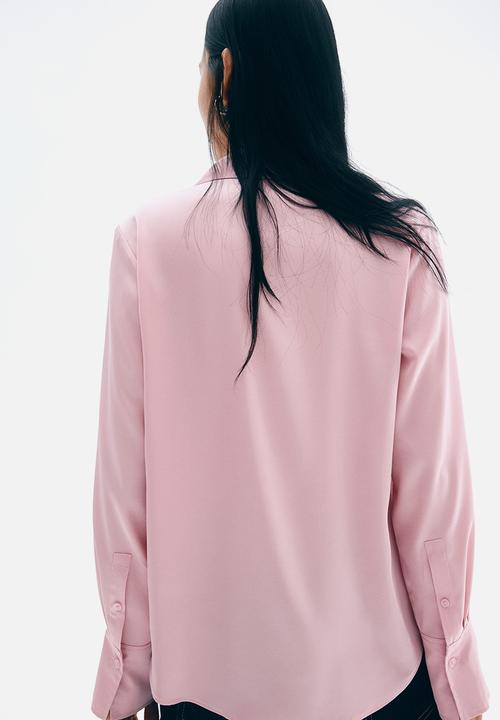 H&M - V-neck blouse - light pink