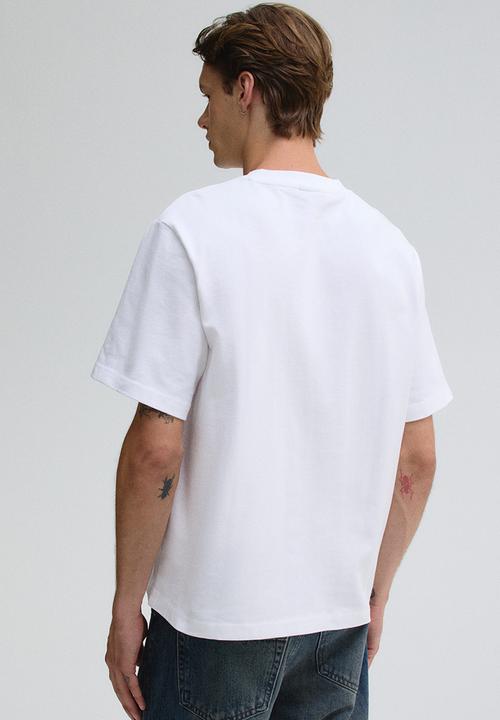 H&M - Regular fit printed t-shirt - white inspired by nature