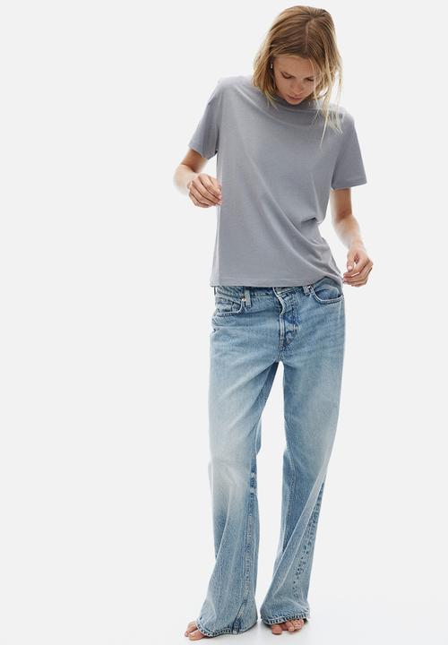 H&M - Cotton T-shirt - grey