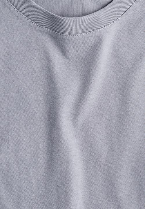H&M - Cotton T-shirt - grey