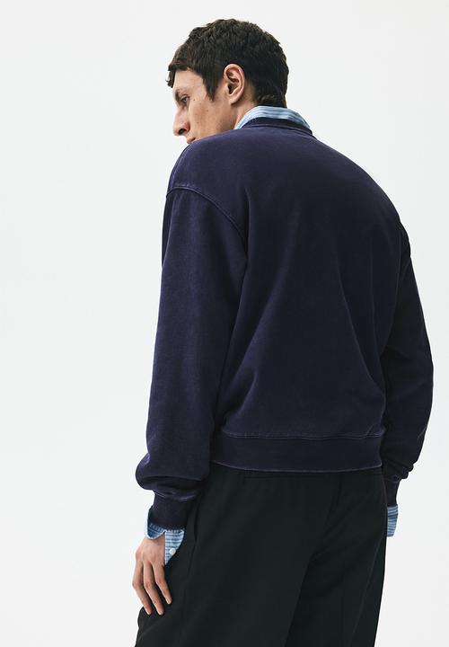 H&M - Loose fit printed sweatshirt - blue riverside