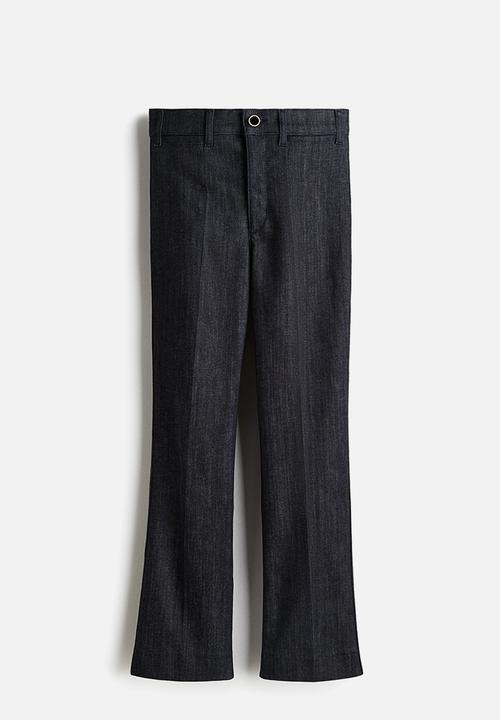 H&M - Flared high ankle jeans - dark denim blue