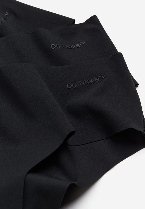 H&M - 3-Pack sports hipster briefs with drymove™ - black