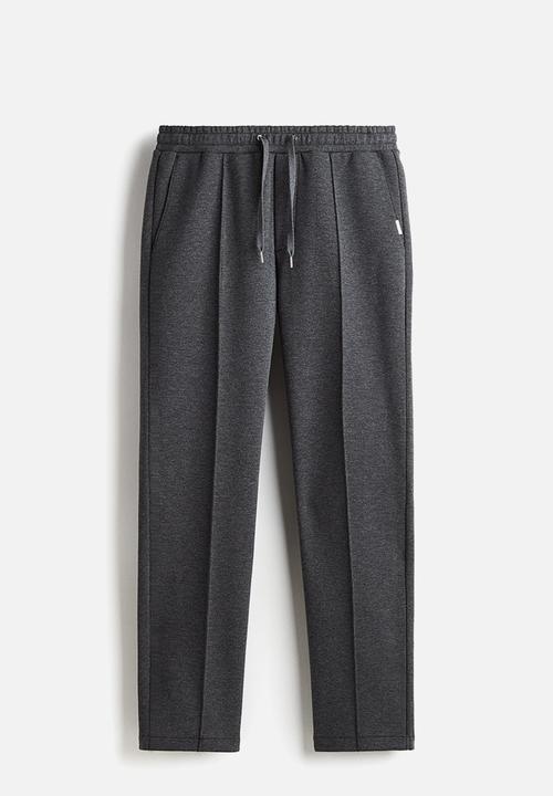 H&M - Regular fit tailored joggers - dark grey
