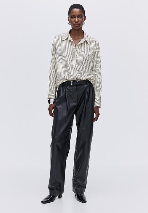 H&M - Shirt - cream/patterned