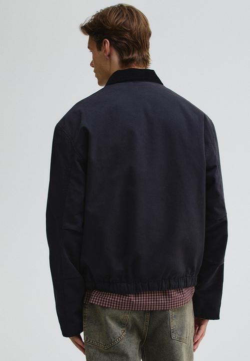 H&M - Cotton blouson jacket - black