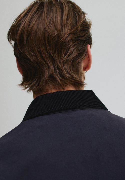 H&M - Cotton blouson jacket - black