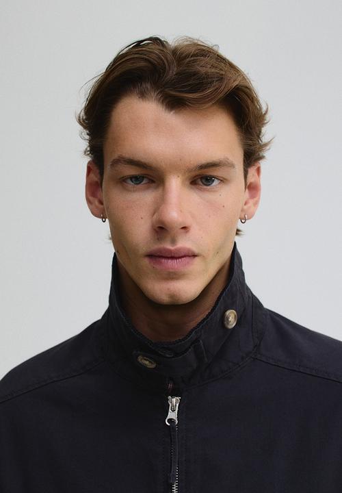H&M - Cotton blouson jacket - black