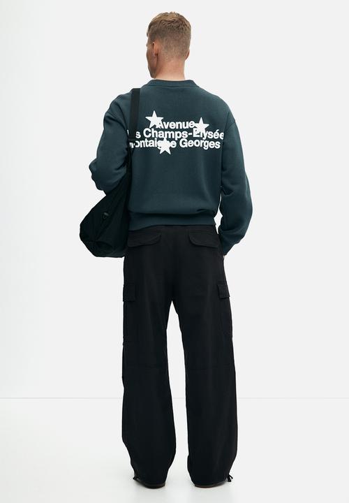 H&M - Loose fit cargo trousers - dark grey