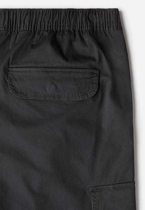 H&M - Loose fit cargo trousers - dark grey