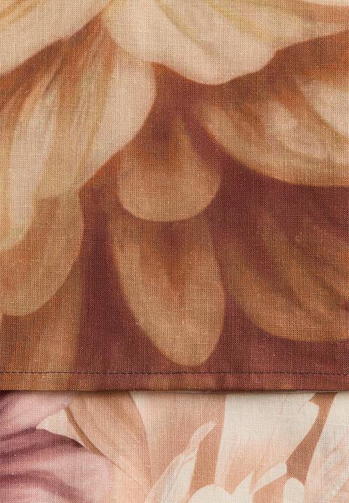 H&M - Patterned tablecloth - dark grey/floral 