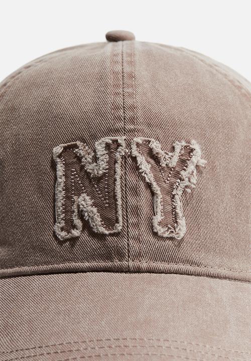 H&M - Appliquéd cotton cap - dusty pink/ny