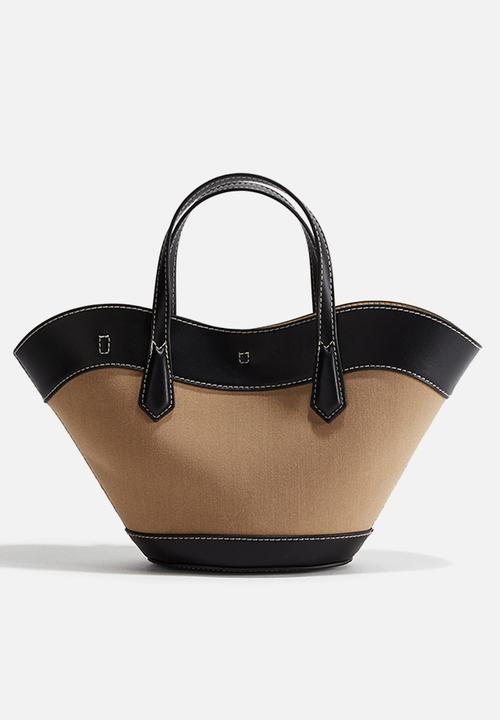 H&M - Crossbody bag - beige/black