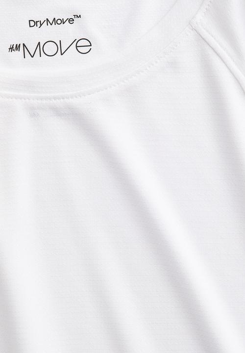 H&M - Sports top with drymove™ - white