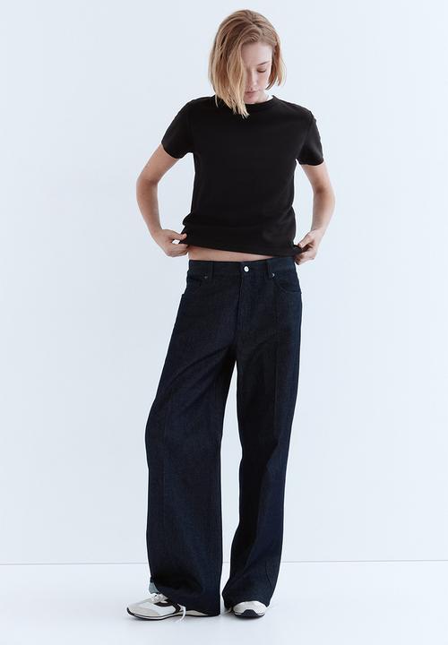 H&M - Cotton T-shirt - black