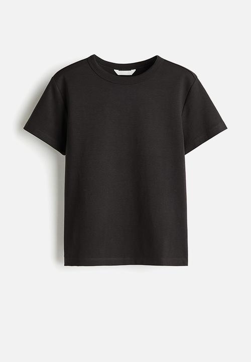H&M - Cotton T-shirt - black