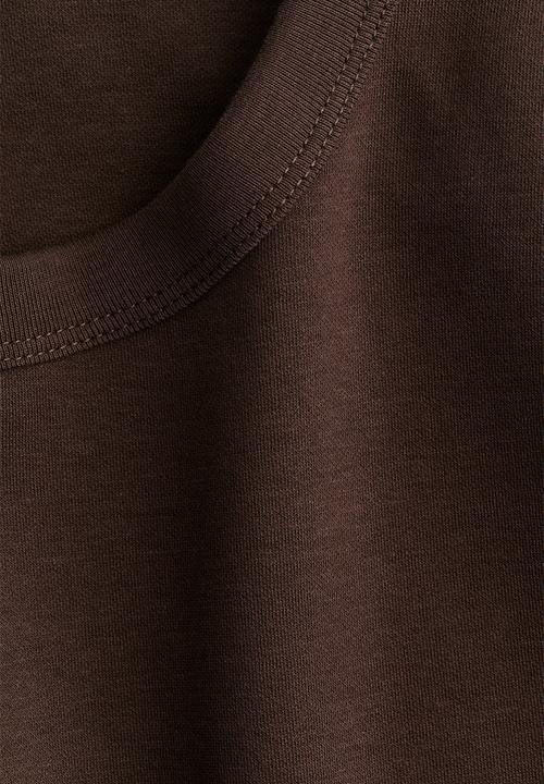 H&M - Cotton T-shirt - dark brown 