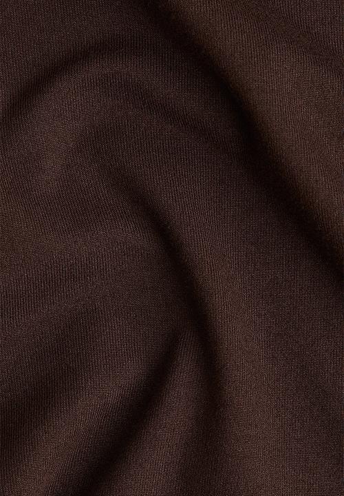 H&M - Draped one-shoulder top - dark brown